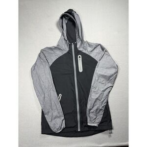 UNDER ARMOUR UA Qualifier‎ Woven Jacket Women's SM Black Gray Fitted Wind Rain